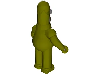 Simpsons Homer 3D Model preview