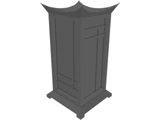 Lamp Oriental 3D Model preview