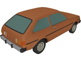 Mazda GLC (1980) 3D Model preview