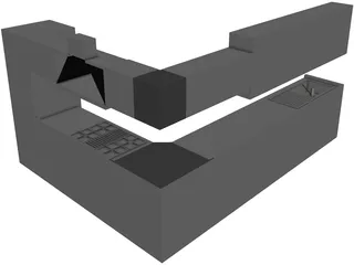 Kitchen 3D Model preview