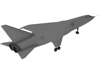 BAC TSR-2 3D Model preview