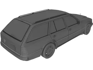 Mercedes-Benz E-Class T-Model 3D Model preview