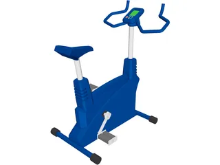 Exercise Bike 3D Model preview