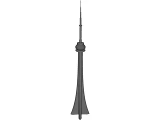 Tower CN Toronto 3D Model preview