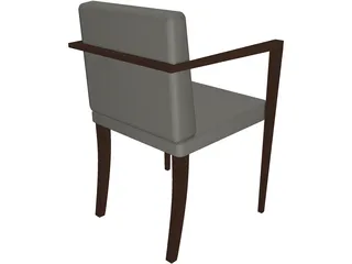 Chair Frenchline 3D Model preview