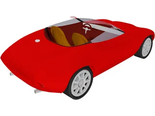 Jaguar F-Type Concept 3D Model preview