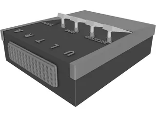Remote Ultrasonic Old 3D Model preview