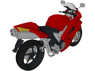 Honda Interceptor 3D Model preview
