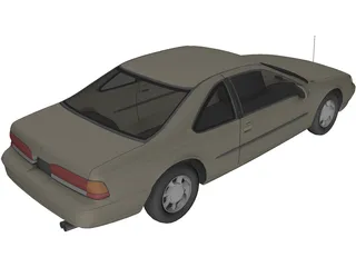 Ford Thunderbird (1996) 3D Model preview
