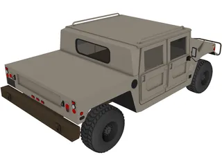Hummer H1 3D Model preview