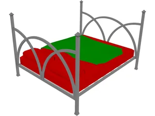 Bed 3D Model preview