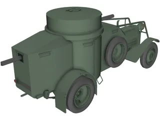 Lancia LZM 3D Model preview