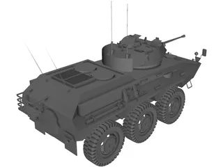 Mowag Piranha 3D Model preview