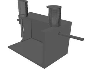 Septic Tank 3D Model preview