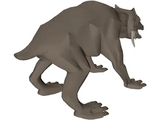 Mr. Tusker Abnormal Creature 3D Model preview