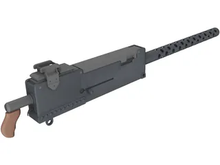 AML Browning 7.62 3D Model preview