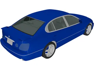 Toyota Aristo 3D Model preview
