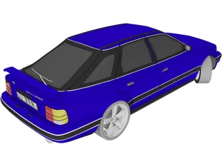 Ford Scorpio 3D Model preview
