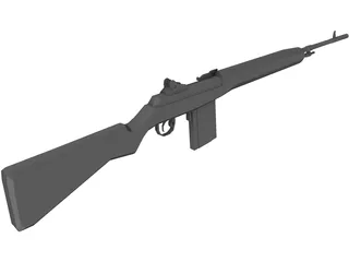 M-14 3D Model preview