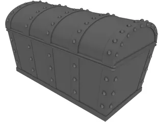 Treasure Chest 3D Model preview