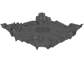 City Middle Age 3D Model preview