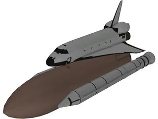 Space Shuttle Challenger 3D Model preview