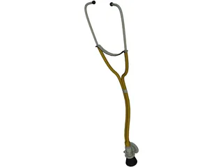 Stethoscope 3D Model preview