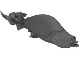 Exotic Fish 3D Model preview