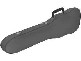 Violin Case 3D Model preview