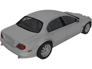 Jaguar S-Type (1998) 3D Model preview