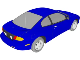 Pontiac Sunfire Coupe (1998) 3D Model preview