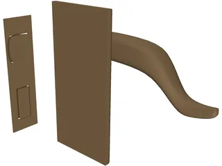 Door Knob 3D Model preview