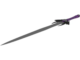 Sword Skull 3D Model preview