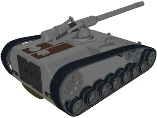 Future Tank Concept 3D Model preview