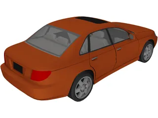Saturn ls (2003) 3D Model preview
