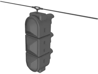 Traffic Light 3D Model preview