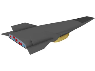 NASA X-43 3D Model preview