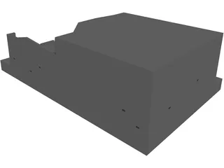 Mout Rubble Service Station 3D Model preview