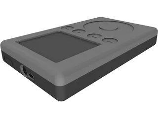 Apple iPod Music Player 3D Model preview