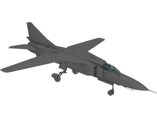 MiG-23ML Flogger-G 3D Model preview