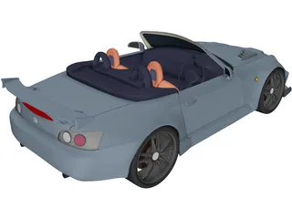 Honda S2000 [Tuned] 3D Model preview