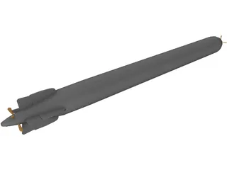 Torpedo 3D Model preview
