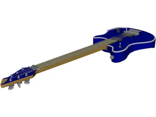Peavey Wolfgang Eddie Van Halen Guitar 3D Model preview