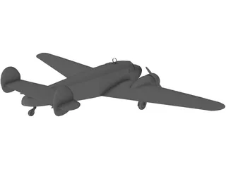 Beechcraft C-45 3D Model preview