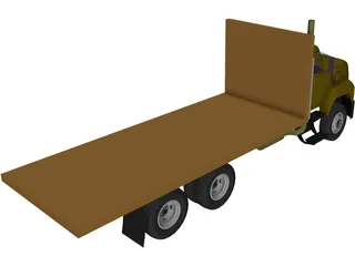Ford Platform Truck 3D Model preview