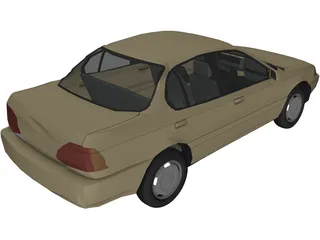 Toyota Corolla 3D Model preview