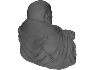Buddha Sitting 3D Model preview