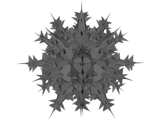 Snowflake 3D Model preview