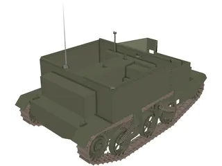 Universal (Bren Gun) Carrier 3D Model preview