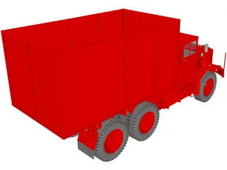 Farm Truck L912 3D Model preview